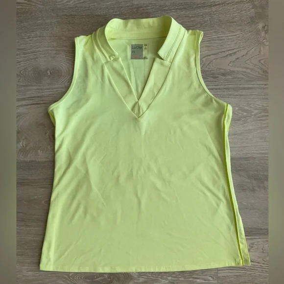 Lucky in love sleeveless v-neck top - Picture 2 of 6